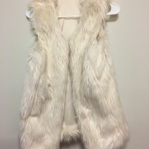 Faux fur vest